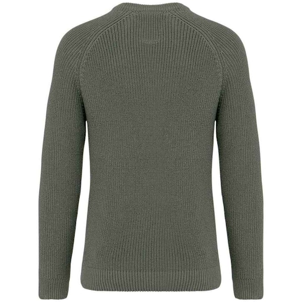 Native Spirit Herr Chunky Knit Sweatshirt S Organic Khaki Organic Khaki S