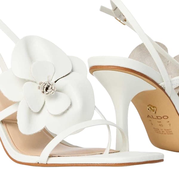 Aldo Dam/Dam Blommig Kvällssandal 4 UK Vit White 4 UK