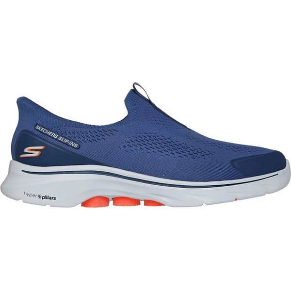 Skechers Go Walk 7 Easy On Evolution Herrskor 12 UK Navy Navy 12 UK