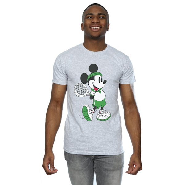 Disney herr Mickey Mouse tennis T-shirt M Heather Grey Heather Grey M