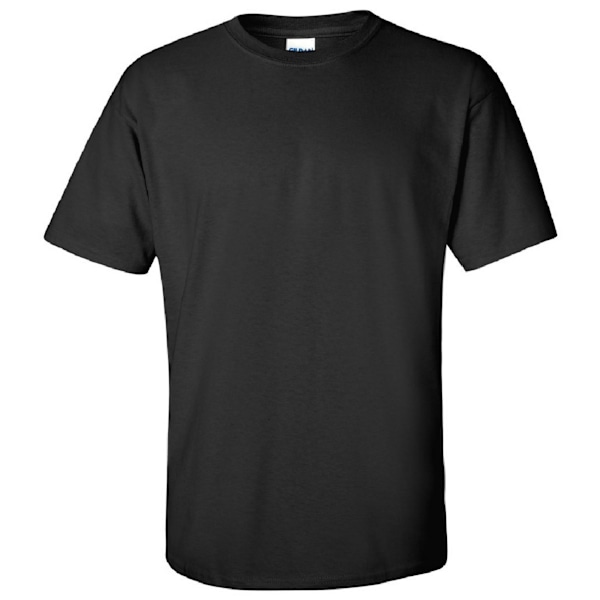 Gildan Ultra Cotton T-shirt med kort ärm för män, 2XL, svart Black 2XL