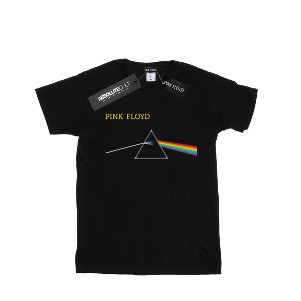 Pink Floyd dam/dam bröstprisma bomull pojkvän T-shirt 3 Black 3XL