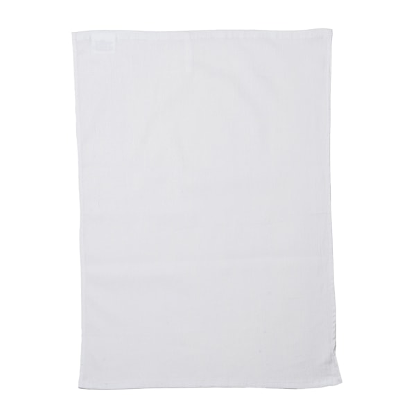 Towel City Enfärgad Diskhandduk En Storlek Vit White One Size