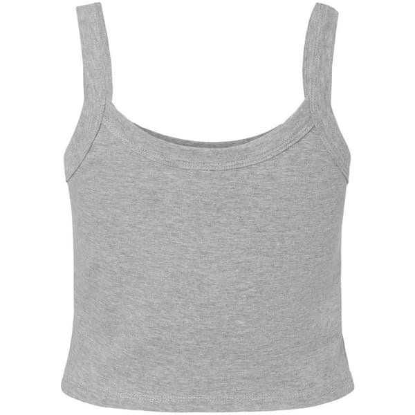 Bella + Canvas Dam/Dam Spaghetti Strap Tank Top S Athleti Athletic Heather Grey S