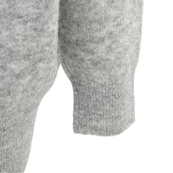 Miso Dam/Dam Texturerad Stickad Kofta 10 UK Grå Grey 10 UK