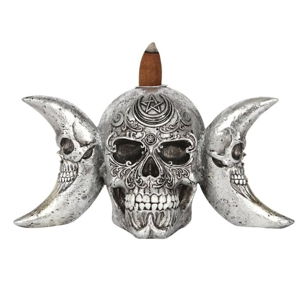 Alchemy The Dark Goddess Resin Backflow Rökelsebrännare En Storlek Silver One Size