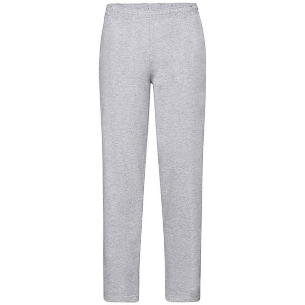 Fruit of the Loom Unisex Vuxen Klassisk Heather Open Hem Joggingbyxor Heather Grey S