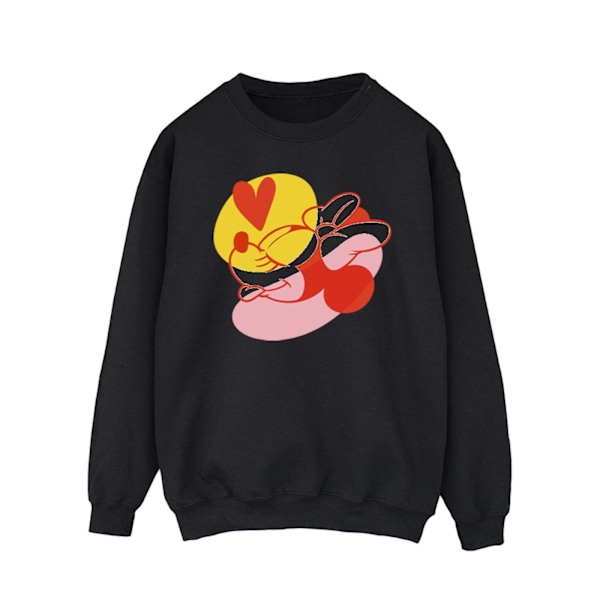 Disney Herr Minnie Mouse Tunga Hjärta Sweatshirt L Marinblå Navy Blue L