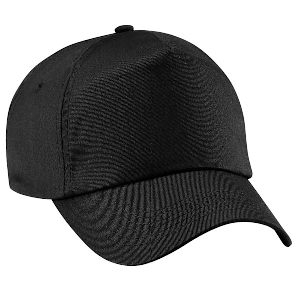 Beechfield Unisex Original 5-Panel Baseballkeps i enfärgad design, One Size Black One Size
