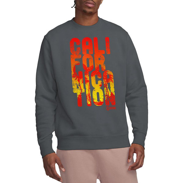 Californication Unisex Vuxen Cali Typ Sweatshirt L Charcoal Charcoal L