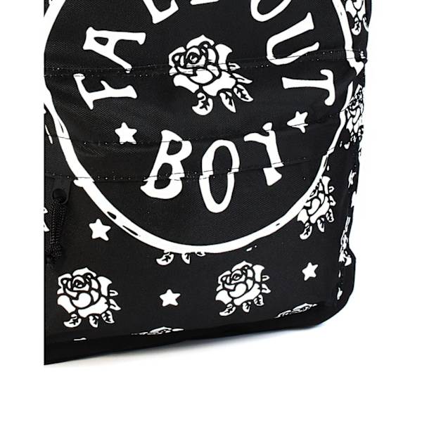 Rock Sax Fall Out Boy Ryggsäck One Size Svart/Vit Black/White One Size