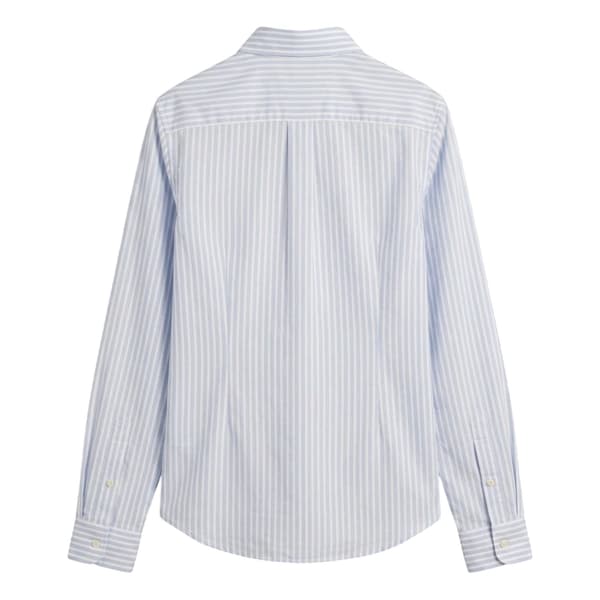 Gant Dam/Dam Sommar Skjorta med knappar 8 UK Ljusblå Light Blue 8 UK