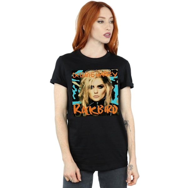 Debbie Harry Dam/Kvinnor Rockbird Cover Bomull Boyfriend T-Sh Black M