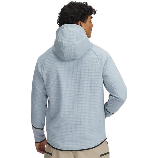 Under Armour Herr Unstoppable Textured Hooded Jacket S Blå Blue S