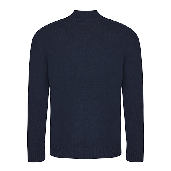 Ecologie Unisex Vuxen Wakhan Stickad Kvarts Dragkedja Sweatshirt S Marinblå Navy S