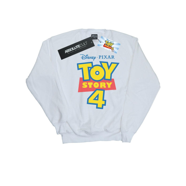 Disney Boys Toy Story 4 Logo Sweatshirt 12-13 År Vit White 12-13 Years