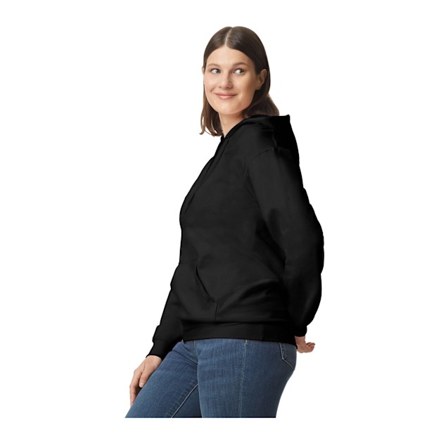 Gildan Unisex Adult Softstyle Fleece Midweight Hoodie 4XL Svart Black 4XL