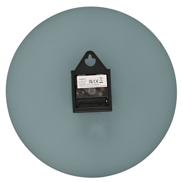 Interval Minimalistisk Väggklocka 30cm - Teal One Size Teal Teal One Size