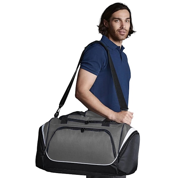 Quadra Pro Team Holdall / Duffelväska (55 liter) (2-pack) På Graphite/Black/White One Size