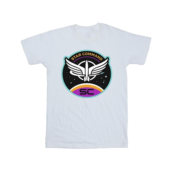 Disney Lightyear Star Command Circle T-shirt M Vit White M