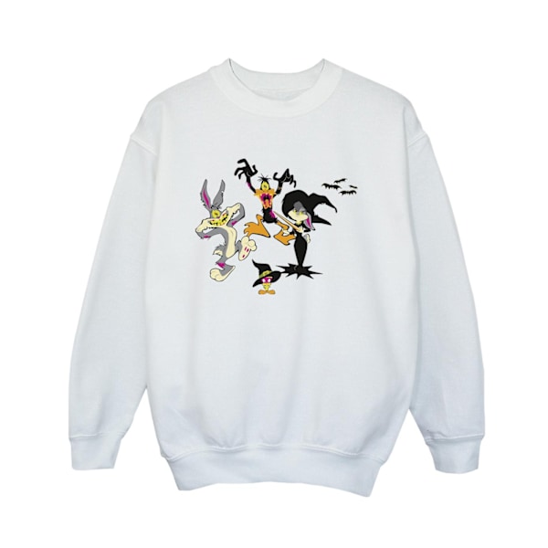 Looney Tunes Boys Halloween Friends Sweatshirt 7-8 år Vit White 7-8 Years