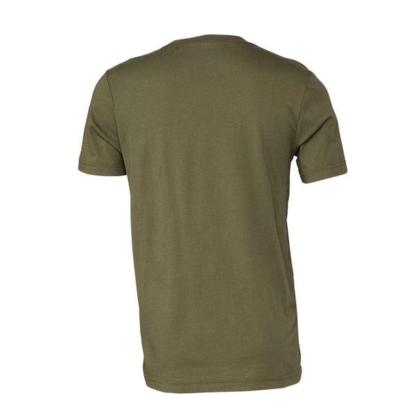 Bella + Canvas Vuxna unisex T-shirt med rund hals S Militärgrön Military Green S