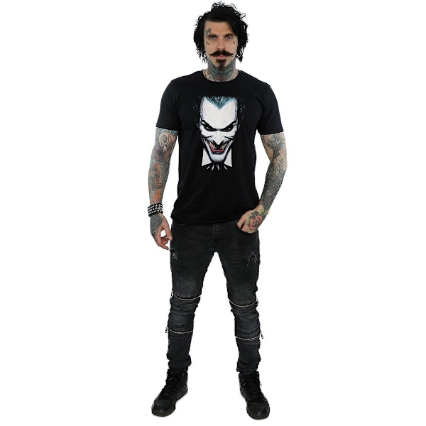 The Joker Mens Alex Ross Bomull T-Shirt M Svart Black M