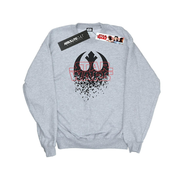 Star Wars Dam/Damer The Last Jedi Shattered Emblem Sweatshirt Heather Grey S