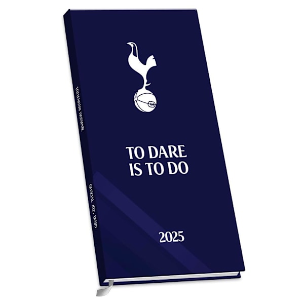 Tottenham Hotspur FC 2025 Slim Dagbok En Storlek Marinblå/Vit Navy Blue/White One Size