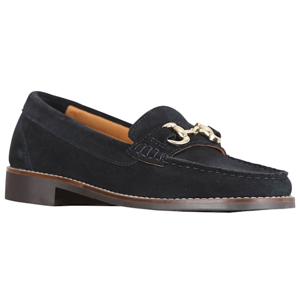 Moretta Dam/Dam Rosa Mocka Loafers 5 UK Marinblå Navy 5 UK