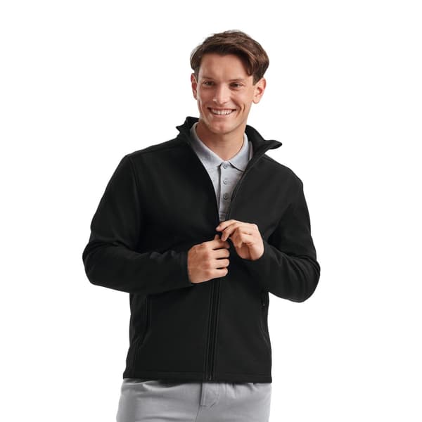 Russell Herr Essential Soft Shell Jacka L Svart Black L