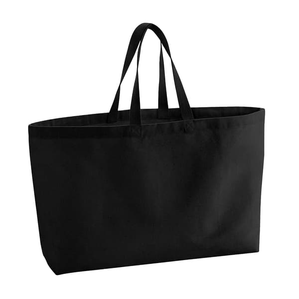 Westford Mill Canvas Stor Tygväska One Size Svart Black One Size