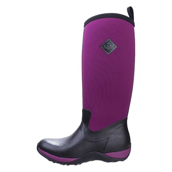 Muck Boots Unisex Arctic Adventure Pull On Wellington Boots 9 U Black/Maroon 9 UK