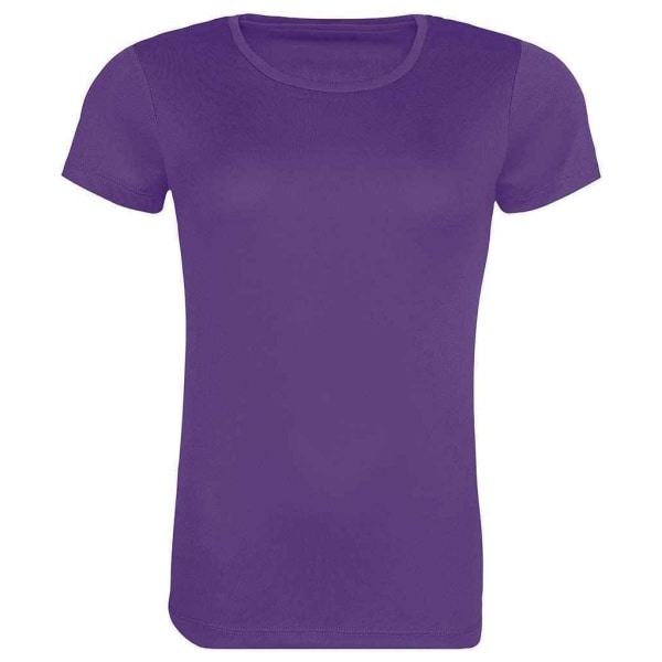 Awdis Dam/Ladies Cool återvunnen T-shirt XXL Lila Purple XXL