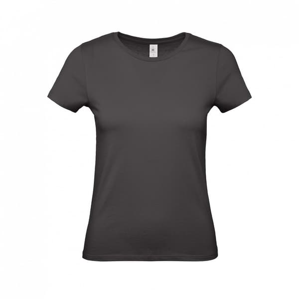 B&C Dam/Dam #E150 T-shirt L Mörkgrå Dark Grey L