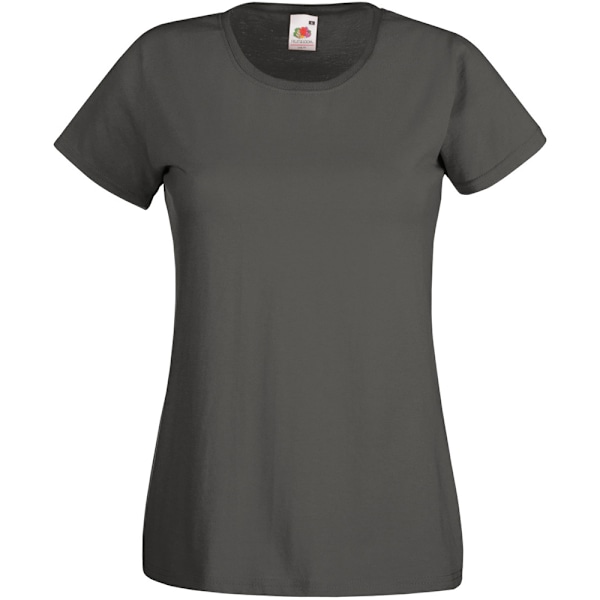Dam/Dam Value Fitted Kortärmad Casual T-Shirt X Large Graphite X Large