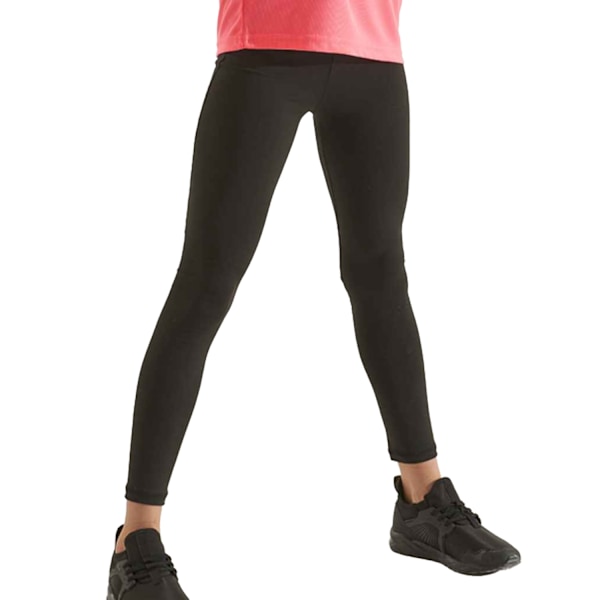 AWDis Cool Barn/Barn Leggings 12-13 År Jet Black Jet Black 12-13 Years