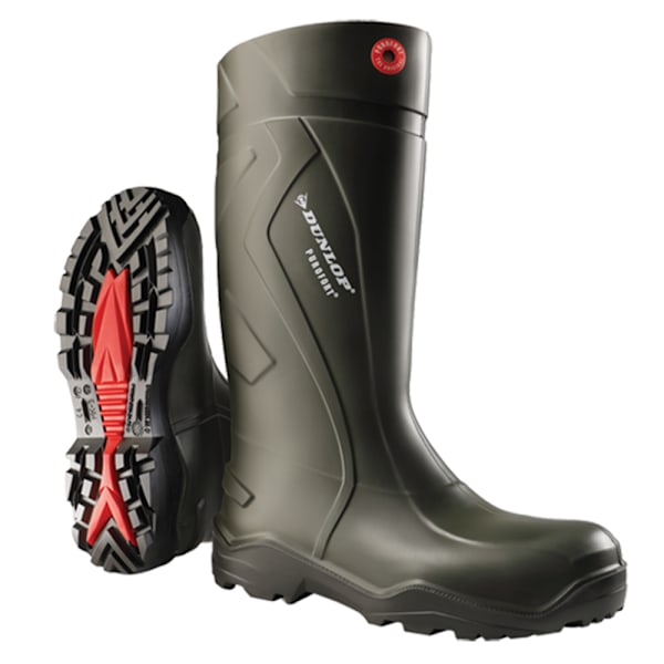 Dunlop Unisex Vuxen Purofort Plus Stövlar 9 UK Grön Green 9 UK