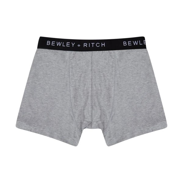Bewley & Ritch Domoch boxer för män (förpackning med 3) M Grå/vit Grey/White/Black M