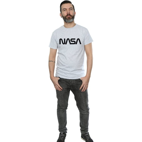 NASA Modern Logo T-shirt XXL Sports Grey Sports Grey XXL