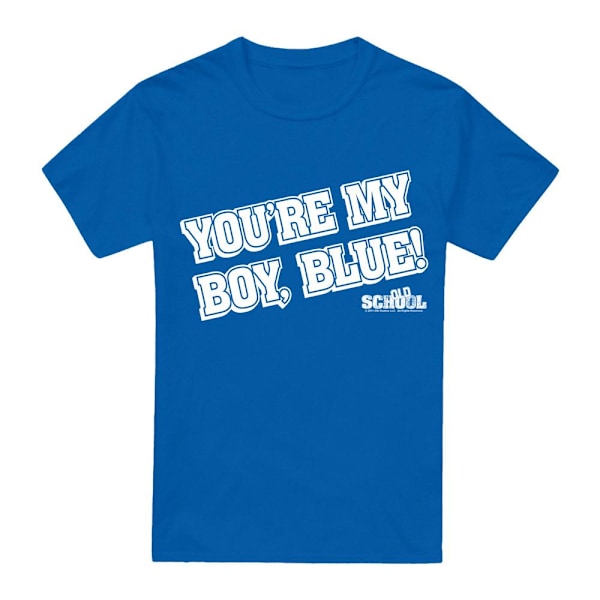 Old School Herr My Boy Blå T-shirt L Kungsblå Royal Blue L
