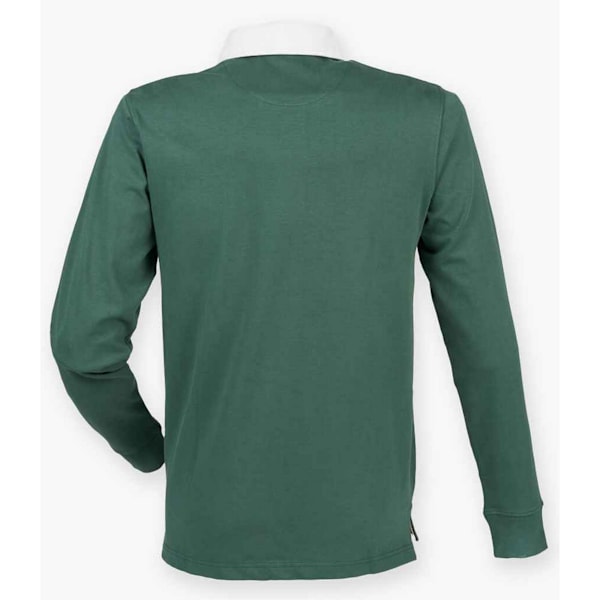 Front Row Premium Rugbytröja för män L Flaskgrön Bottle Green L