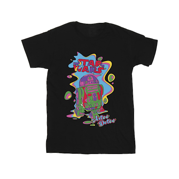 Star Wars Boys R2D2 Pop Art T-shirt 7-8 år Svart Black 7-8 Years