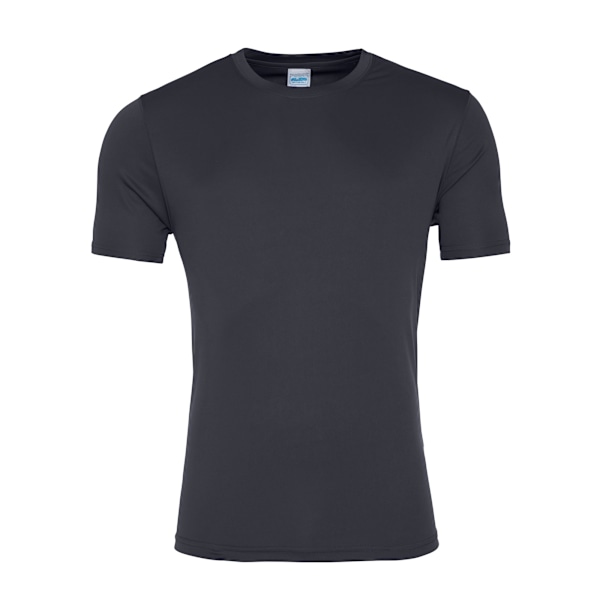 AWDis Just Cool Mens Smooth Short Sleeve T-Shirt M Charcoal Charcoal M