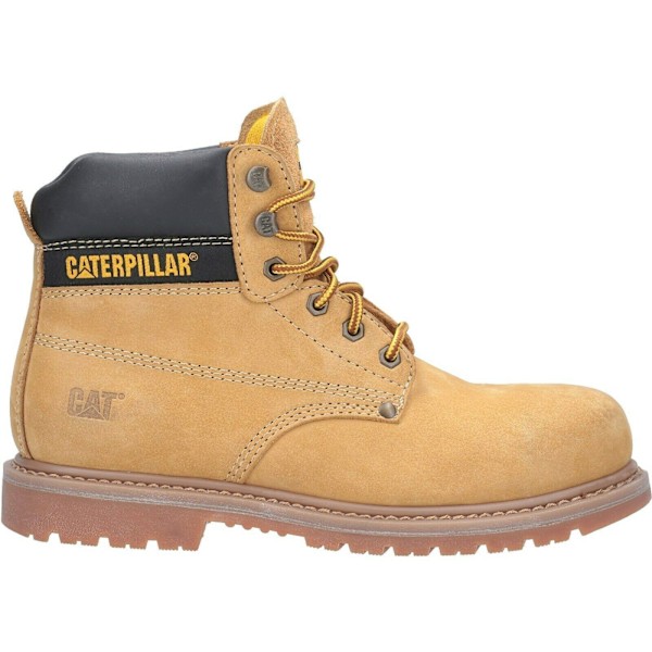 Caterpillar Powerplant S3 Lädersäkerhetskängor 8 UK Honey Honey 8 UK