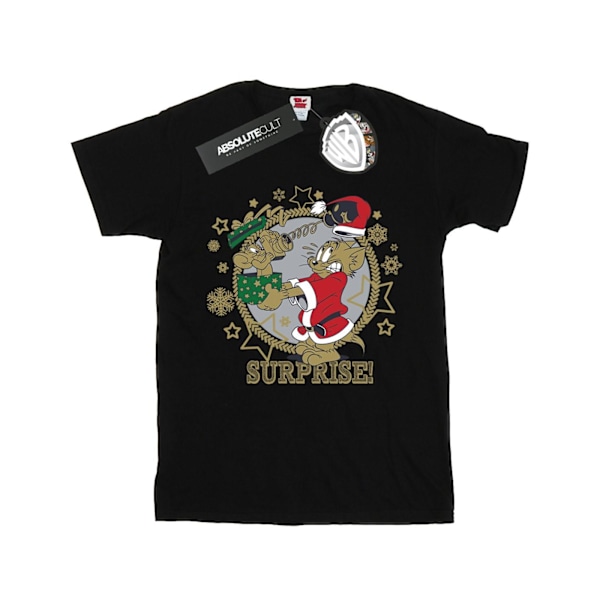 Tom And Jerry Dam/Damer Julöverraskning Bomull Pojkvän Black XL