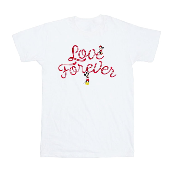 Disney Herr Mickey Mouse Love Forever T-shirt XL Vit White XL
