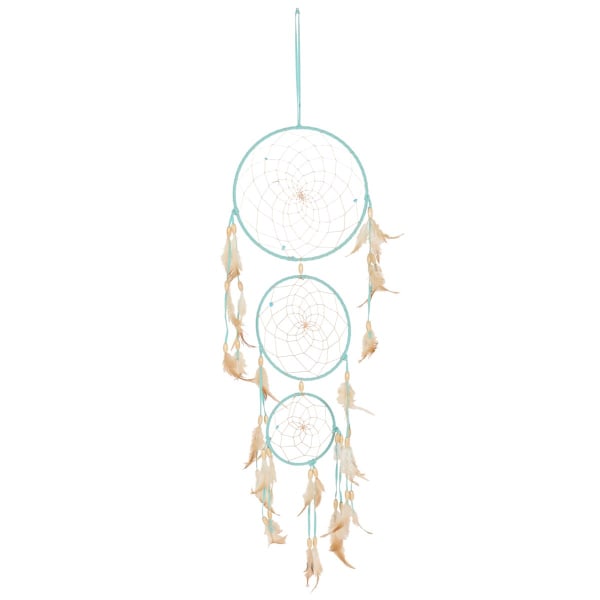 Something Different Feather Triple Dreamcatcher One Size Light Light Blue One Size