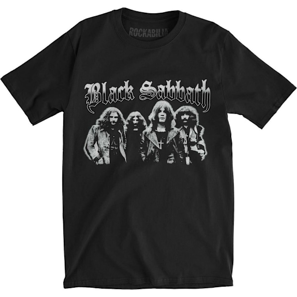 Black Sabbath Unisex Adult Group Shot T-Shirt M Svart Black M