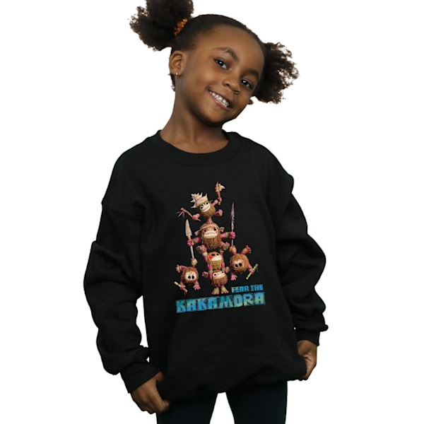 Disney Moana Fear The Kakamora Sweatshirt för flickor 12-13 år Svart Black 12-13 Years